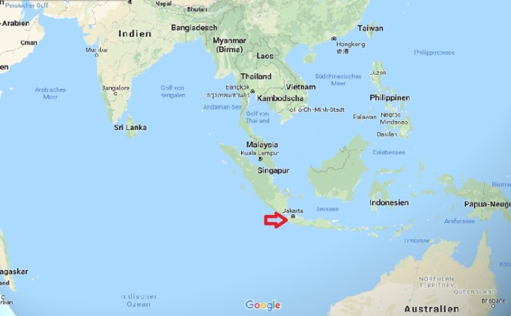 Jakarta Indonesia Map World