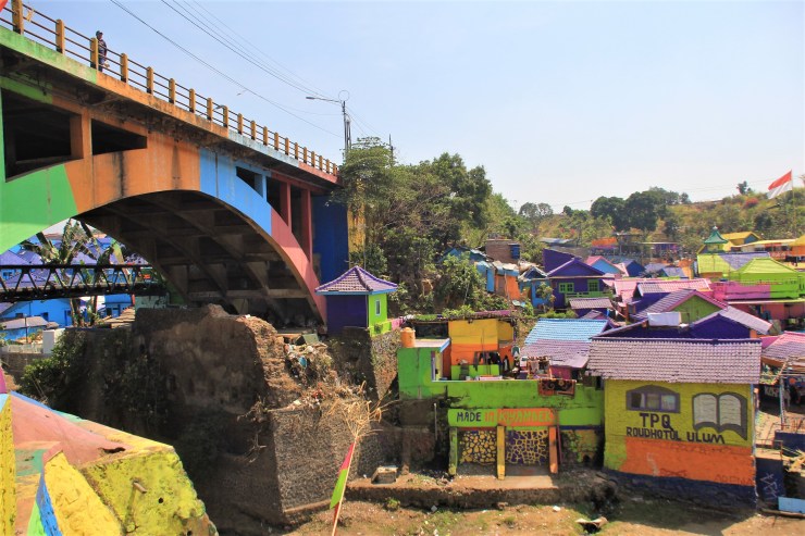 Malang Jodipan Color Village Bridge