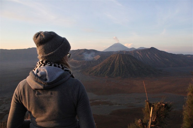 Mount Bromo Indonesien Blick Sonnenaufgang