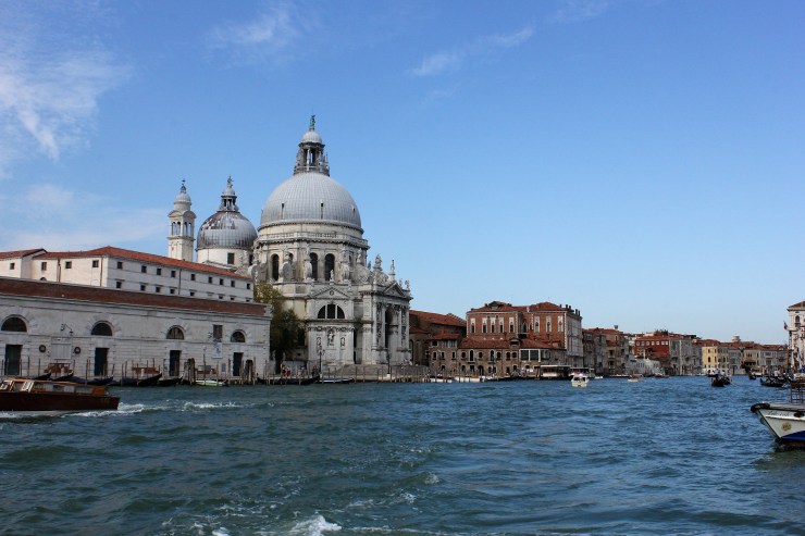 Bootsfahrt Basilica Canal Grande Venedig