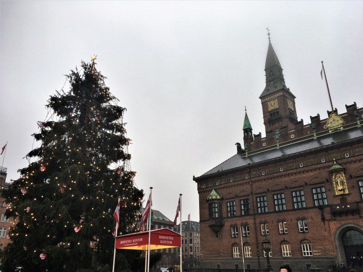 Rathaus Kopenhagen Winter